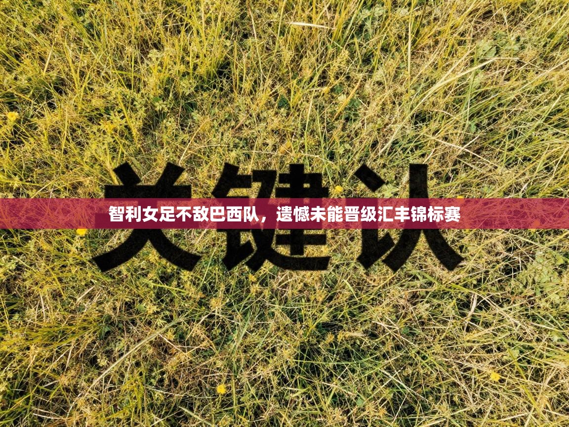 智利女足不敌巴西队，遗憾未能晋级汇丰锦标赛